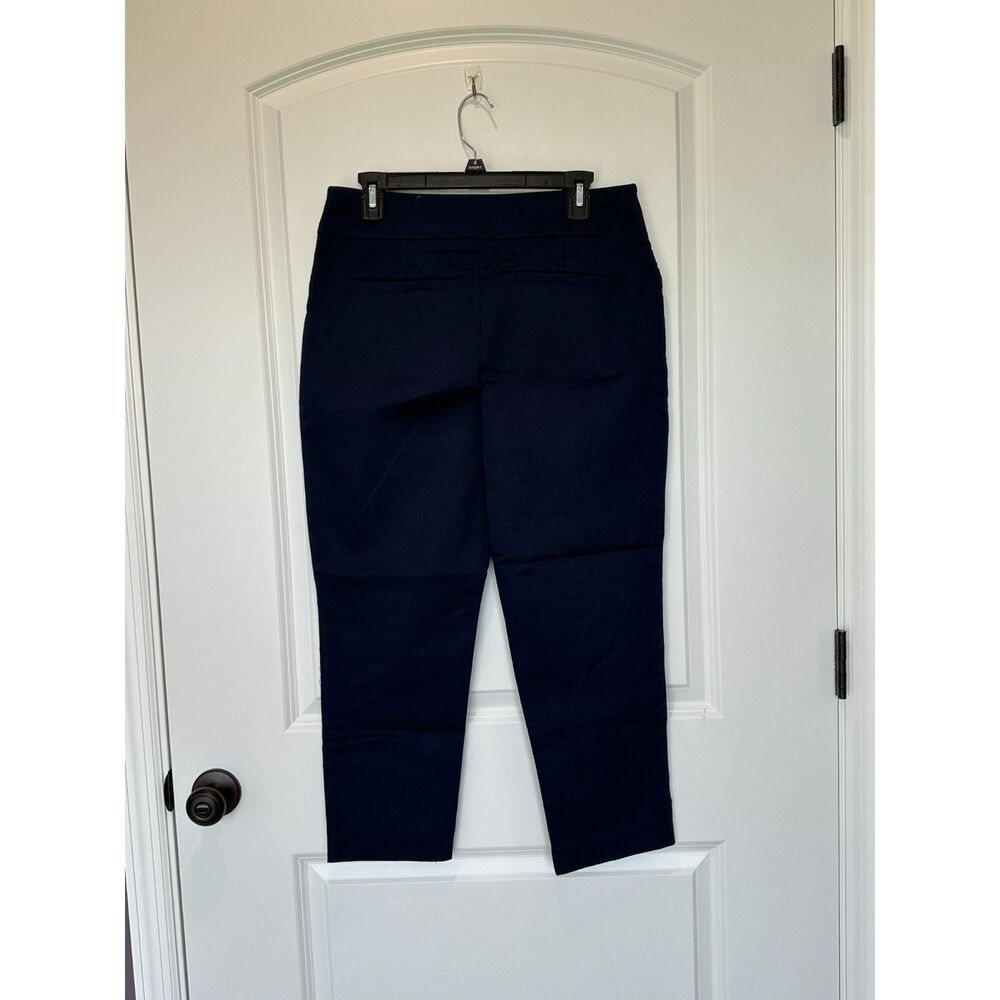 NWOT Croft & Barrow The Effortless Stretch Pant Straight Leg Navy Size 10P